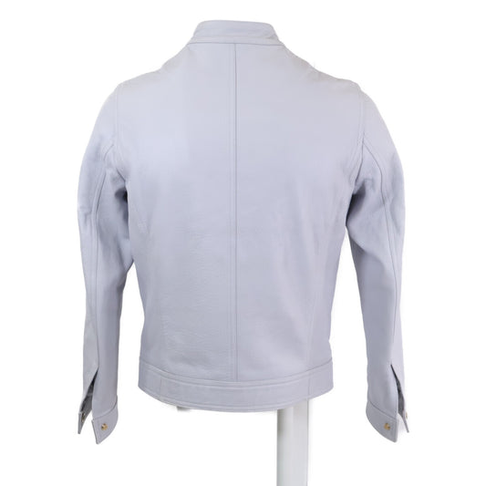 EMMETI JURI SP CERVO Deerskin Leather Jacket Blue Size 44