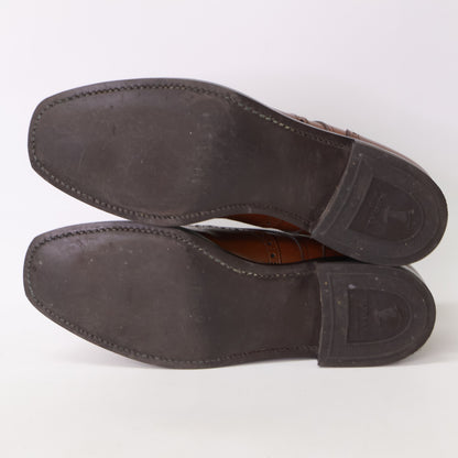 REGAL Leather Brogue Single Monkstrap Shoes Brown Sneakers Size 26