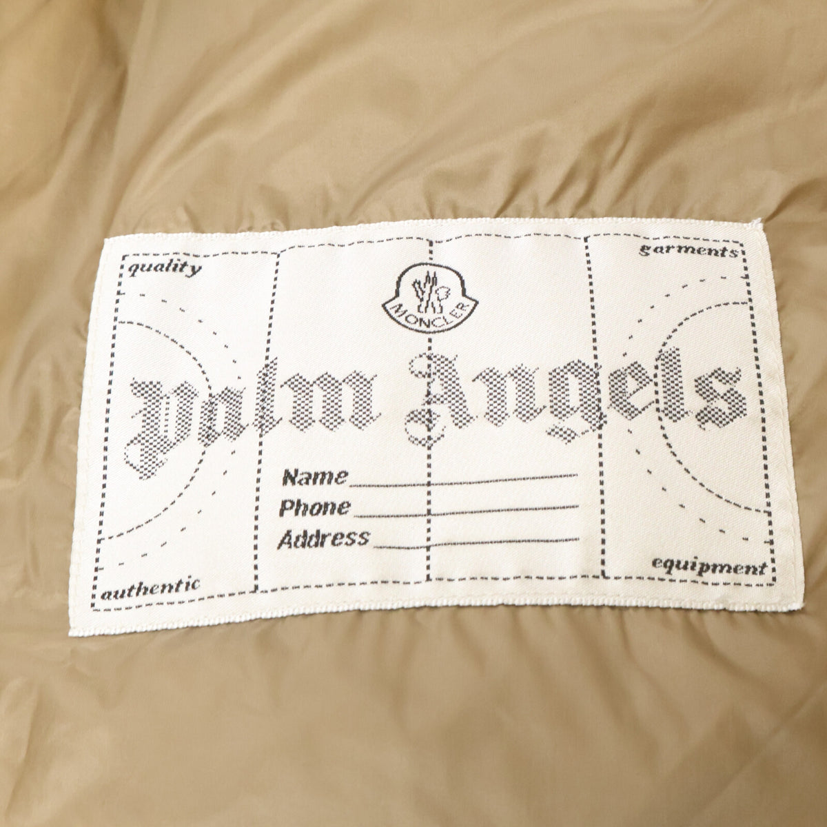 MONCLER Genius 8 x Palm Angels Rodman Down Vest Black Size 1