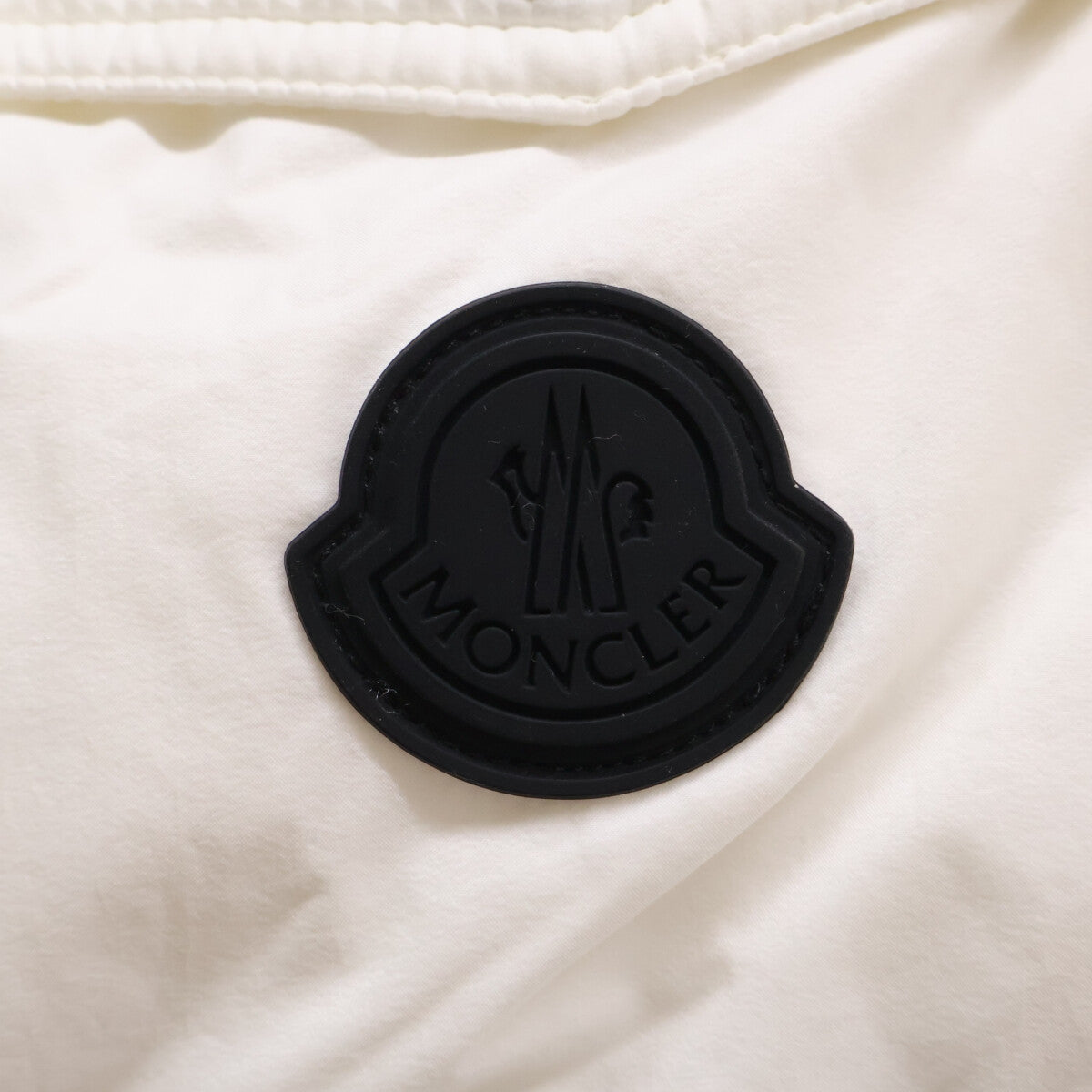 MONCLER MAURES Half-Logo Hooded Down Jacket Size 1