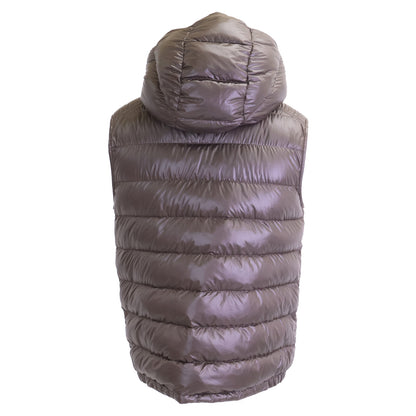 MONCLER 24AW BARANT Tech Nylon Double Hood Vest Brown Size 2
