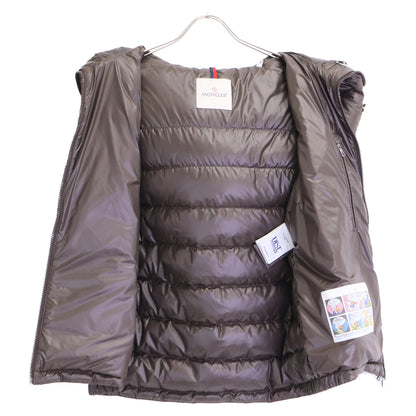 MONCLER 24AW BARANT Tech Nylon Double Hood Vest Brown Size 2