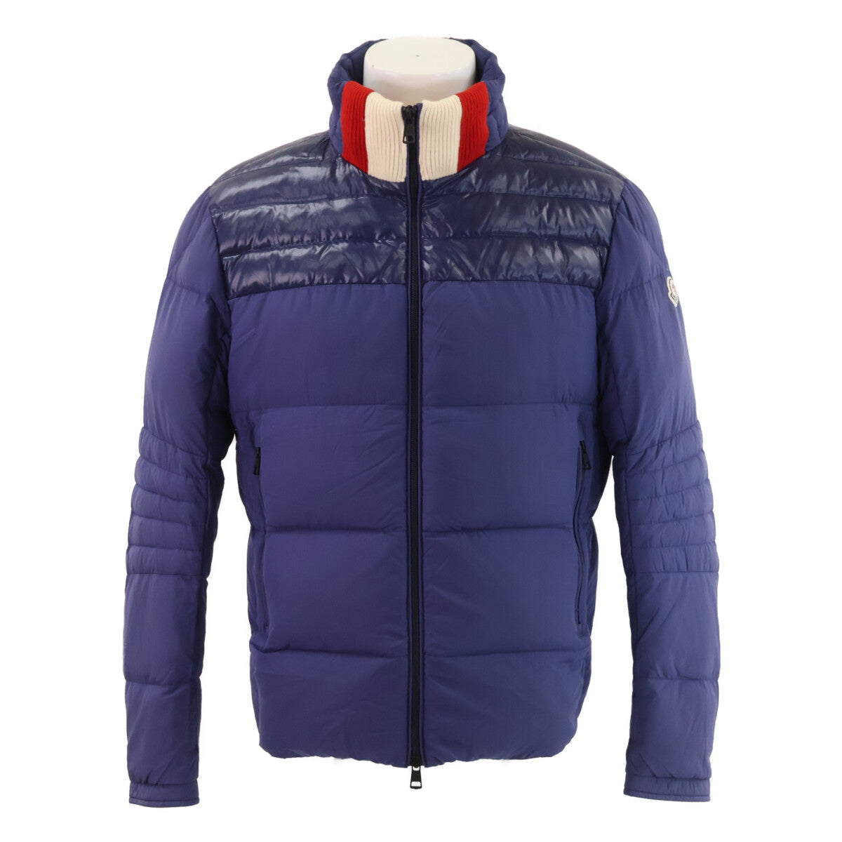 MONCLER BASSIAS Tri-Color Down Jacket Size 3