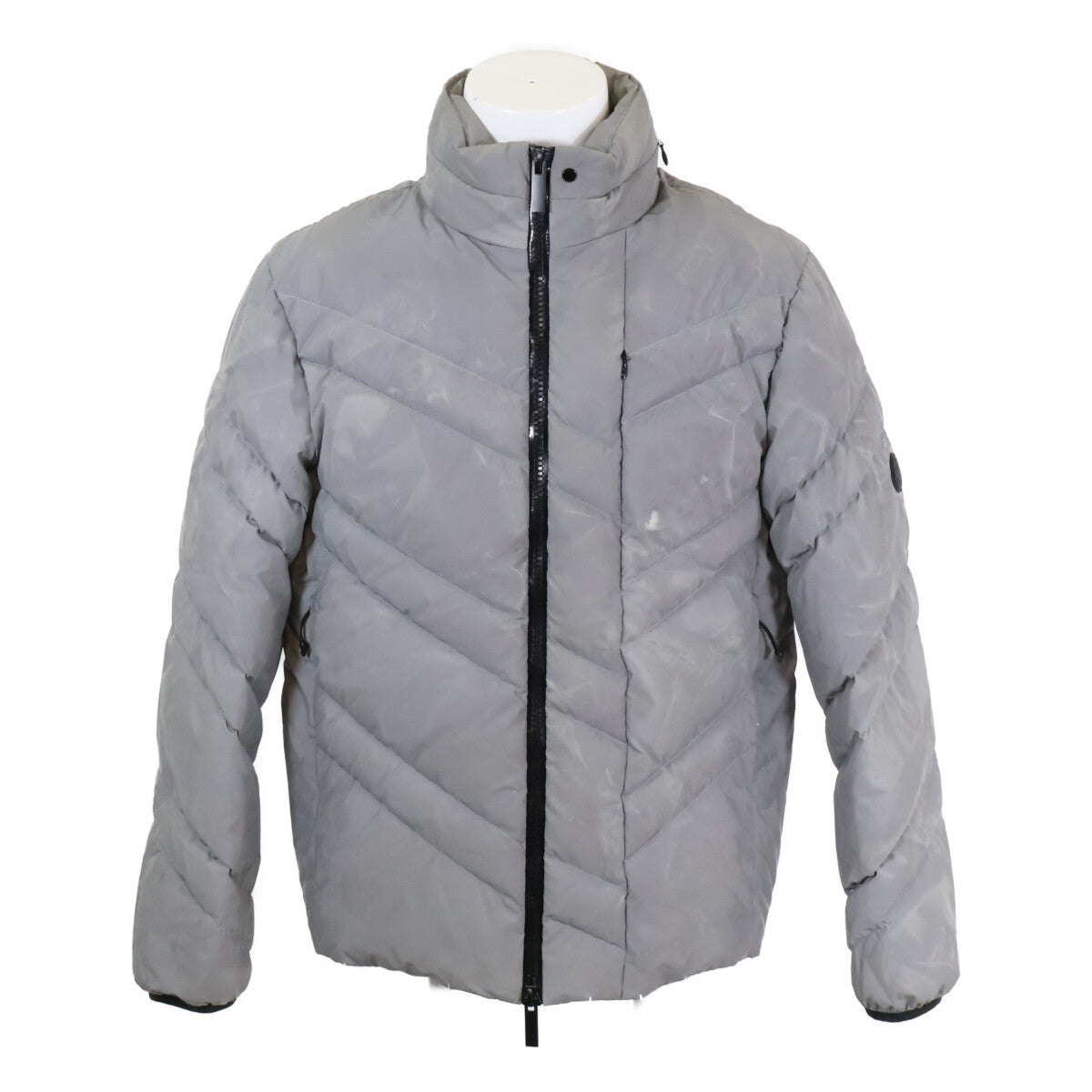 MONCLER TAKAO Reflective Nylon Down Jacket Gray Size 1