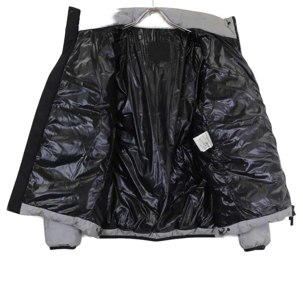 MONCLER TAKAO Reflective Nylon Down Jacket Gray Size 1