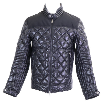 MONCLER VERAN Quilted Riders Nylon Down Jacket Black Size 1