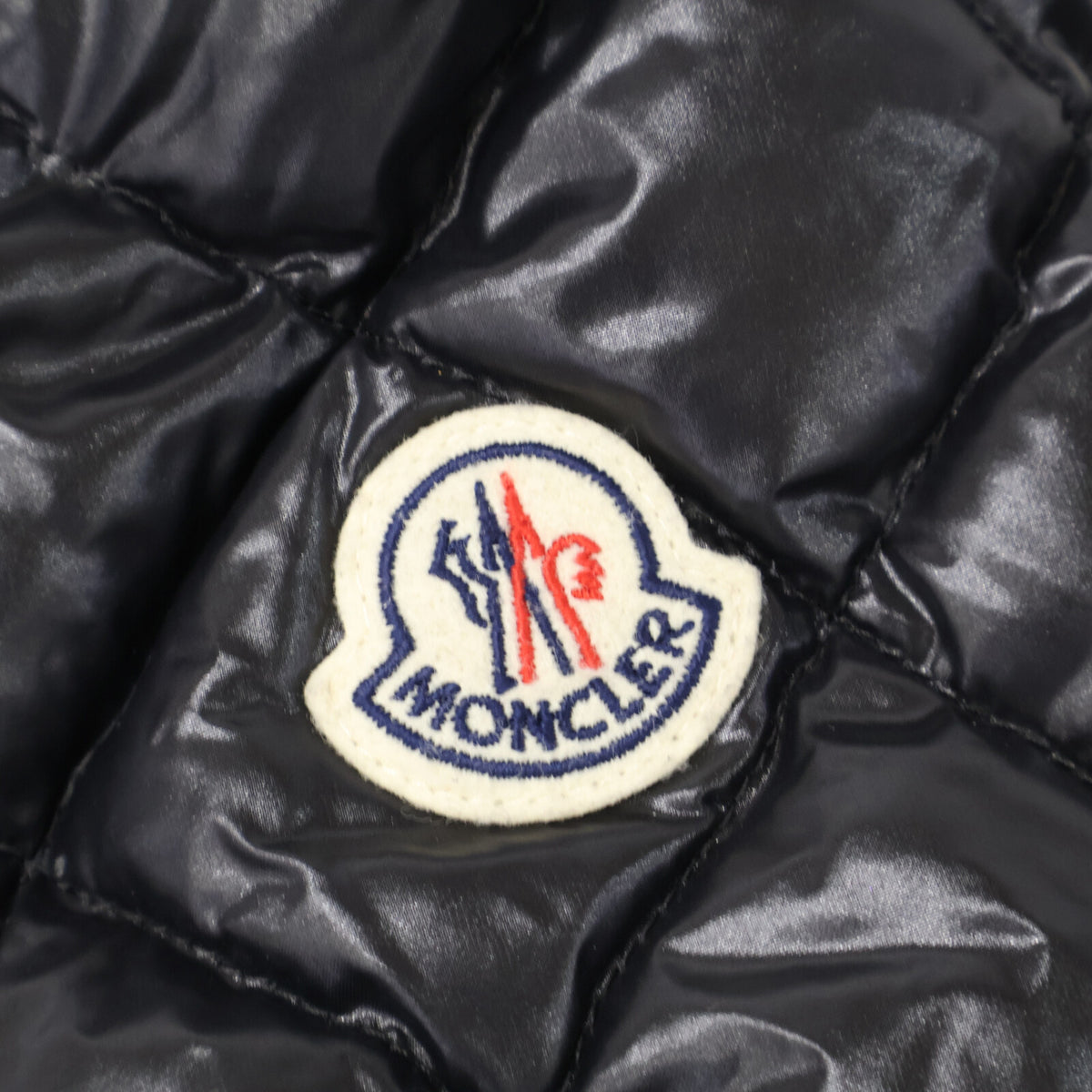 MONCLER VERAN Quilted Riders Nylon Down Jacket Black Size 1