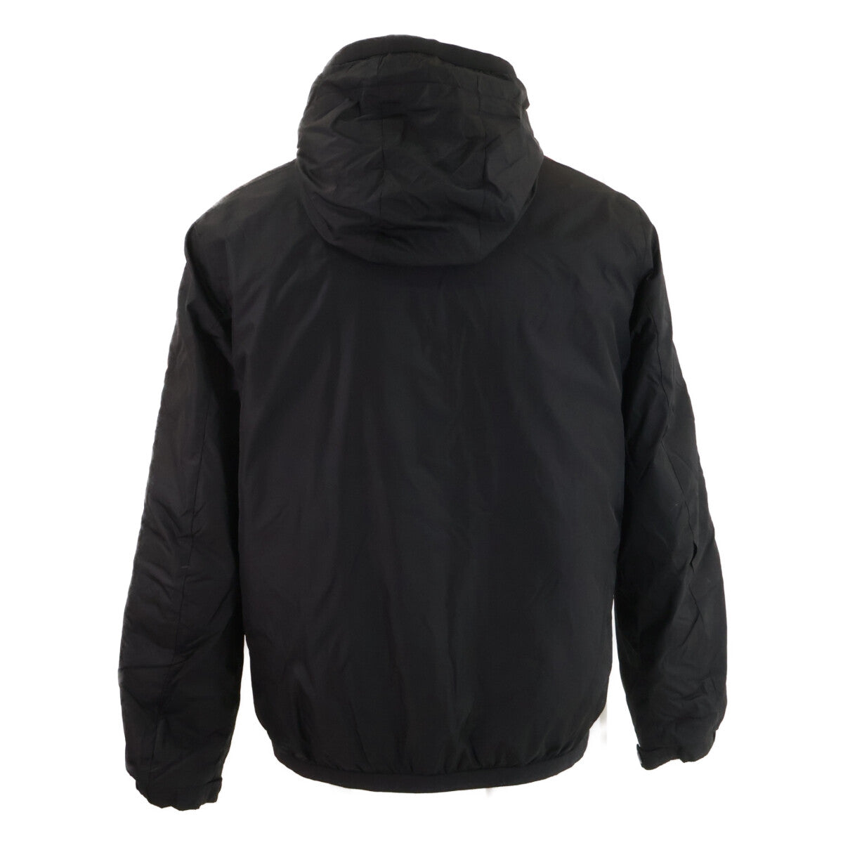 MONCLER Necker Tricolor Line Hooded Down Jacket Black Size 1