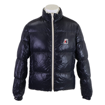 MONCLER CHARTREUSE Rubber Logo Jacket Navy/White Size 2