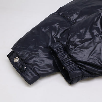 MONCLER CHARTREUSE Rubber Logo Jacket Navy/White Size 2