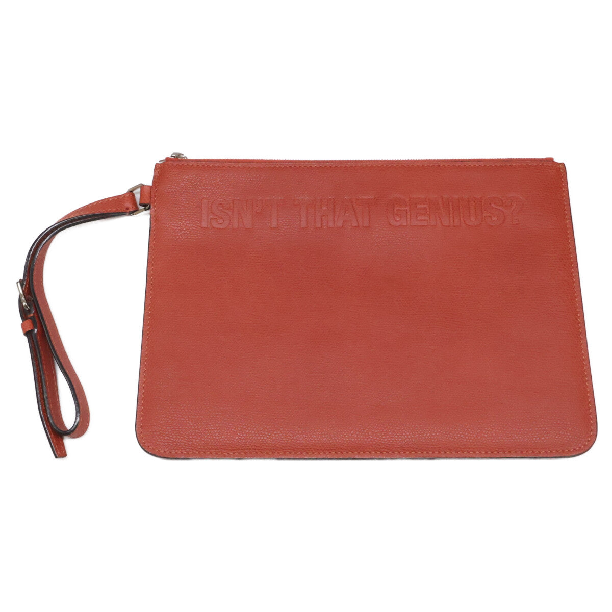 MONCLER x Valextra Embossed Leather Bag Brown Size ONE SIZE