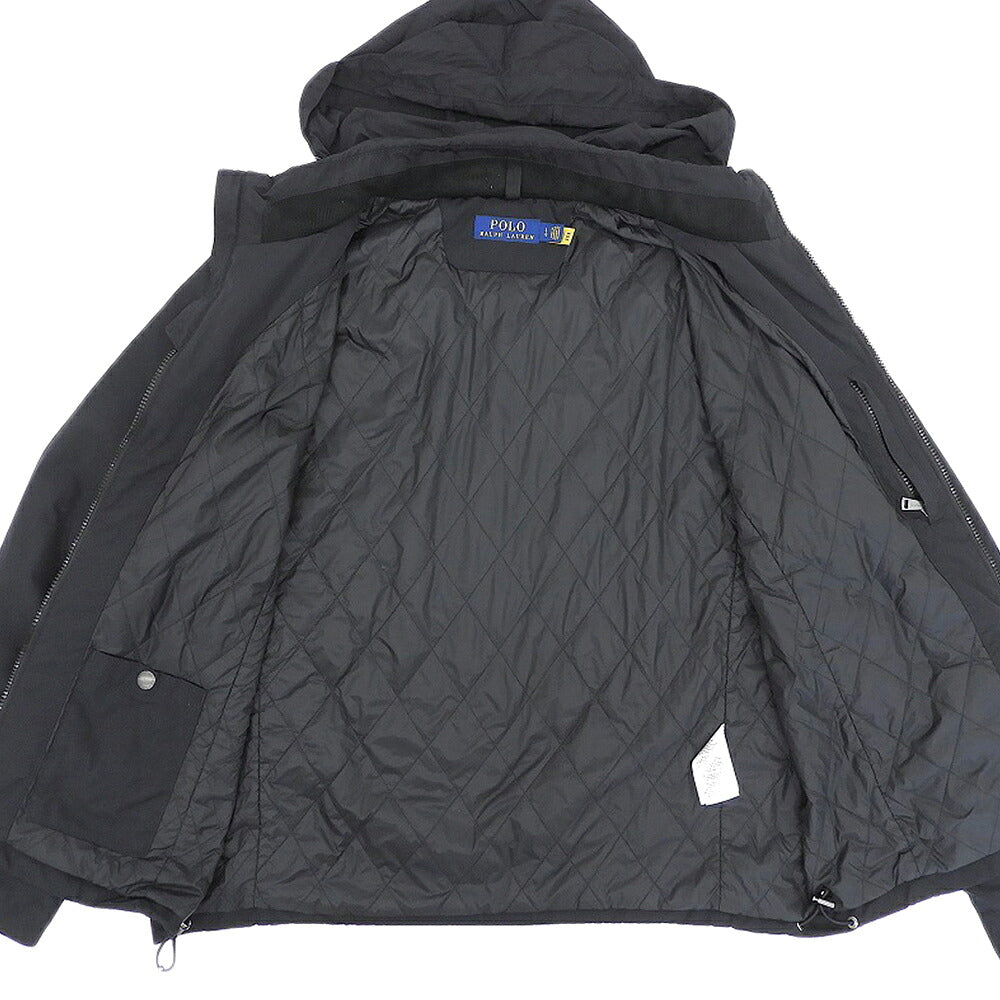 POLObyRalphLauren Hooded Zip Padded Jacket Black Size L