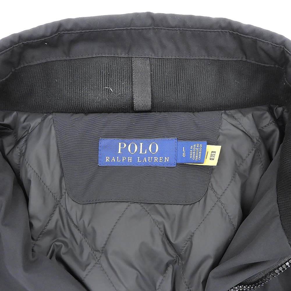 POLObyRalphLauren Hooded Zip Padded Jacket Black Size L