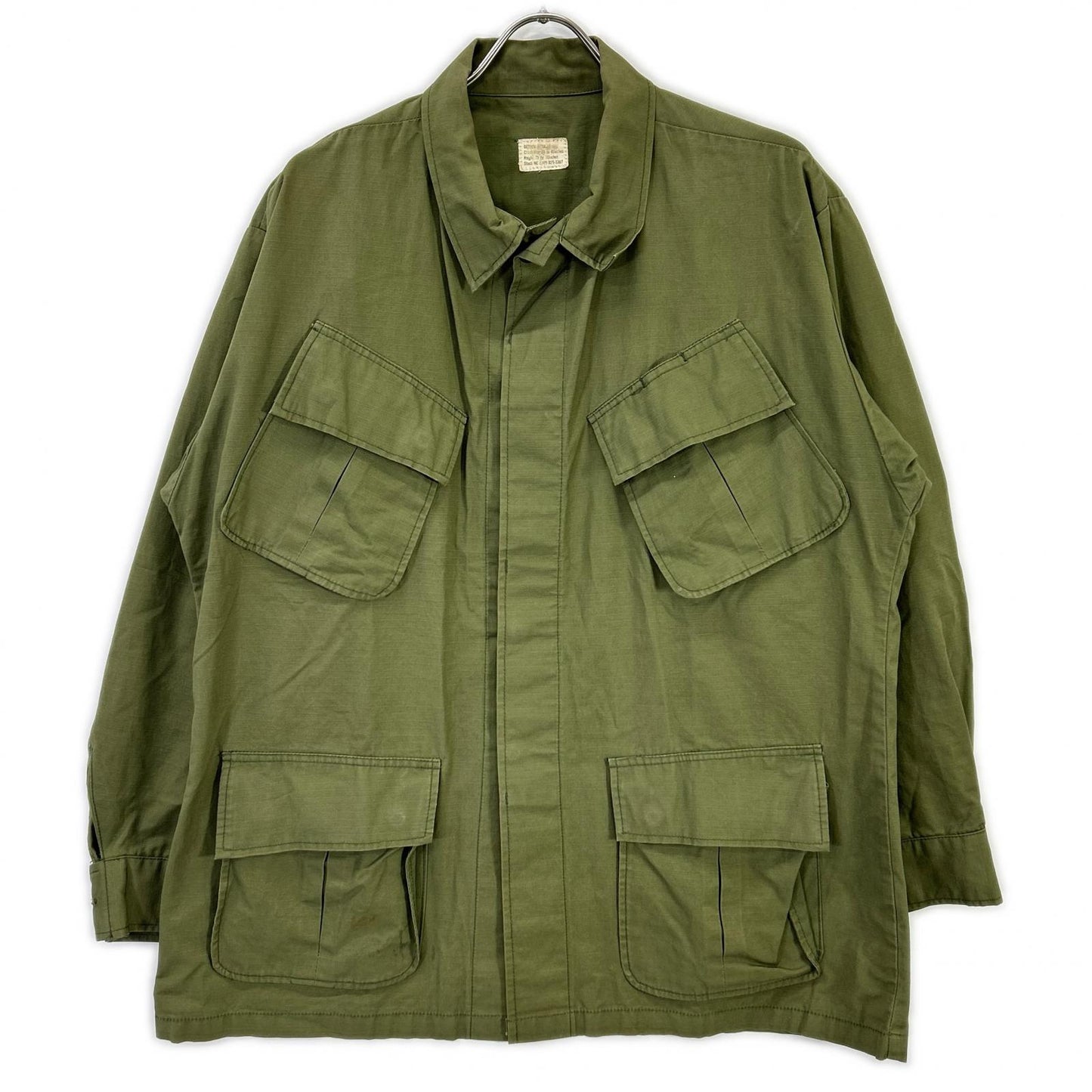 U.S.ARMY 60s Khaki Ripstop Jungle Jacket M/R Size M/R