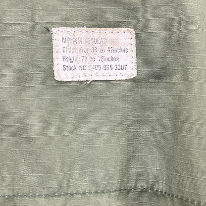 U.S.ARMY 60s Khaki Ripstop Jungle Jacket M/R Size M/R