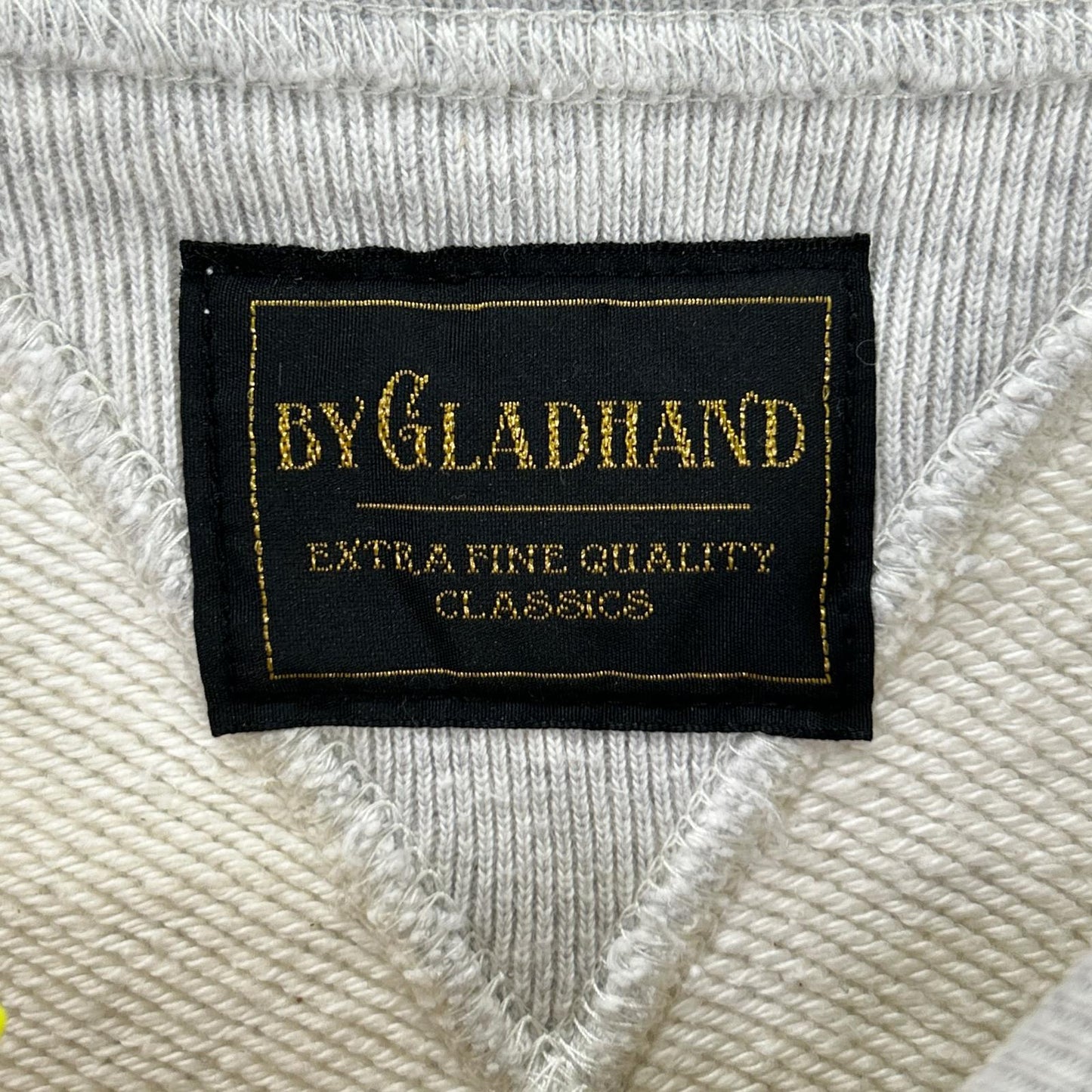 GLADHAND Beige Hand-Painted Mouse Finish Sweatshirt Size S