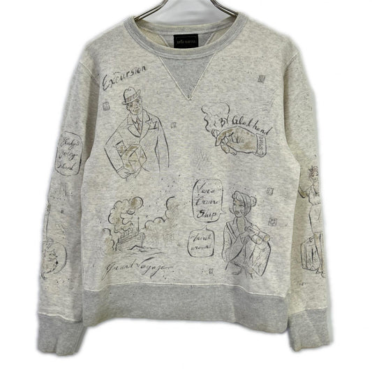 GLADHAND BYGH-16-AW-14 Beige Finish Sweatshirt Size S