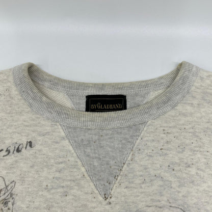 GLADHAND BYGH-16-AW-14 Beige Finish Sweatshirt Size S