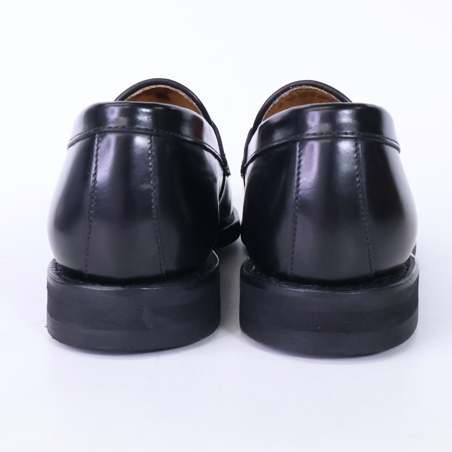 Berwick 5260 Leather Penny Loafers Black Size 4