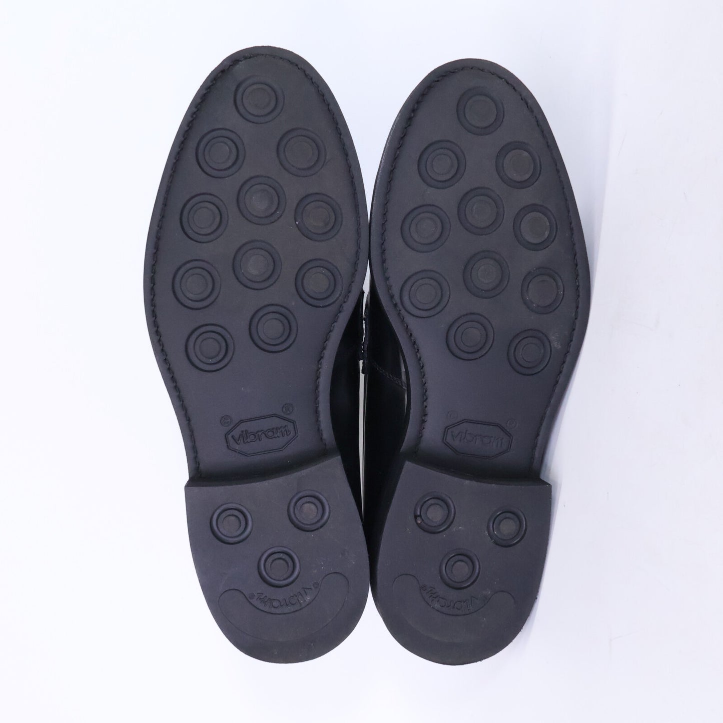 Berwick 5260 Leather Penny Loafers Black Size 4