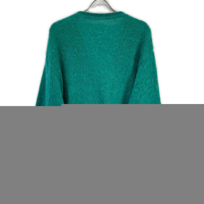 WACKO MARIA Green Wool Blend Mohair Knit Cardigan Size L