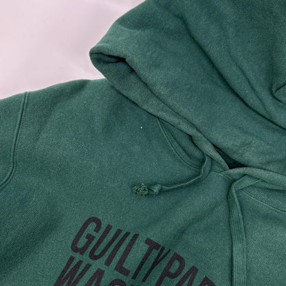 WACKO MARIA Green Cotton Front Logo Hoodie Size L