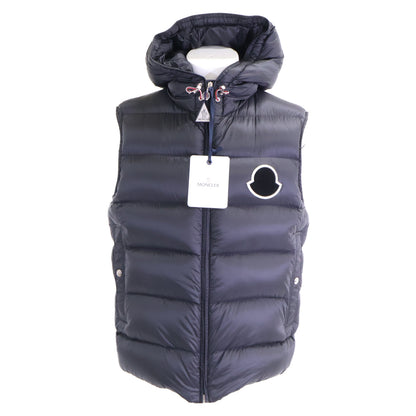 MONCLER VANOISE GILET Hooded Down Vest Black Size 4