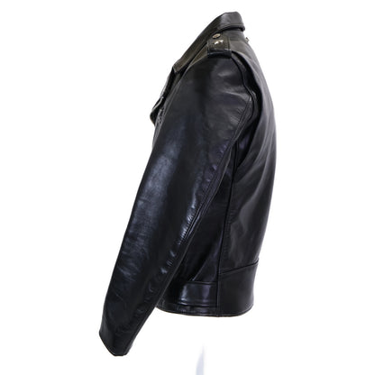 schott 613SJH ONESTAR Horsehide Double Rider Black Size 36