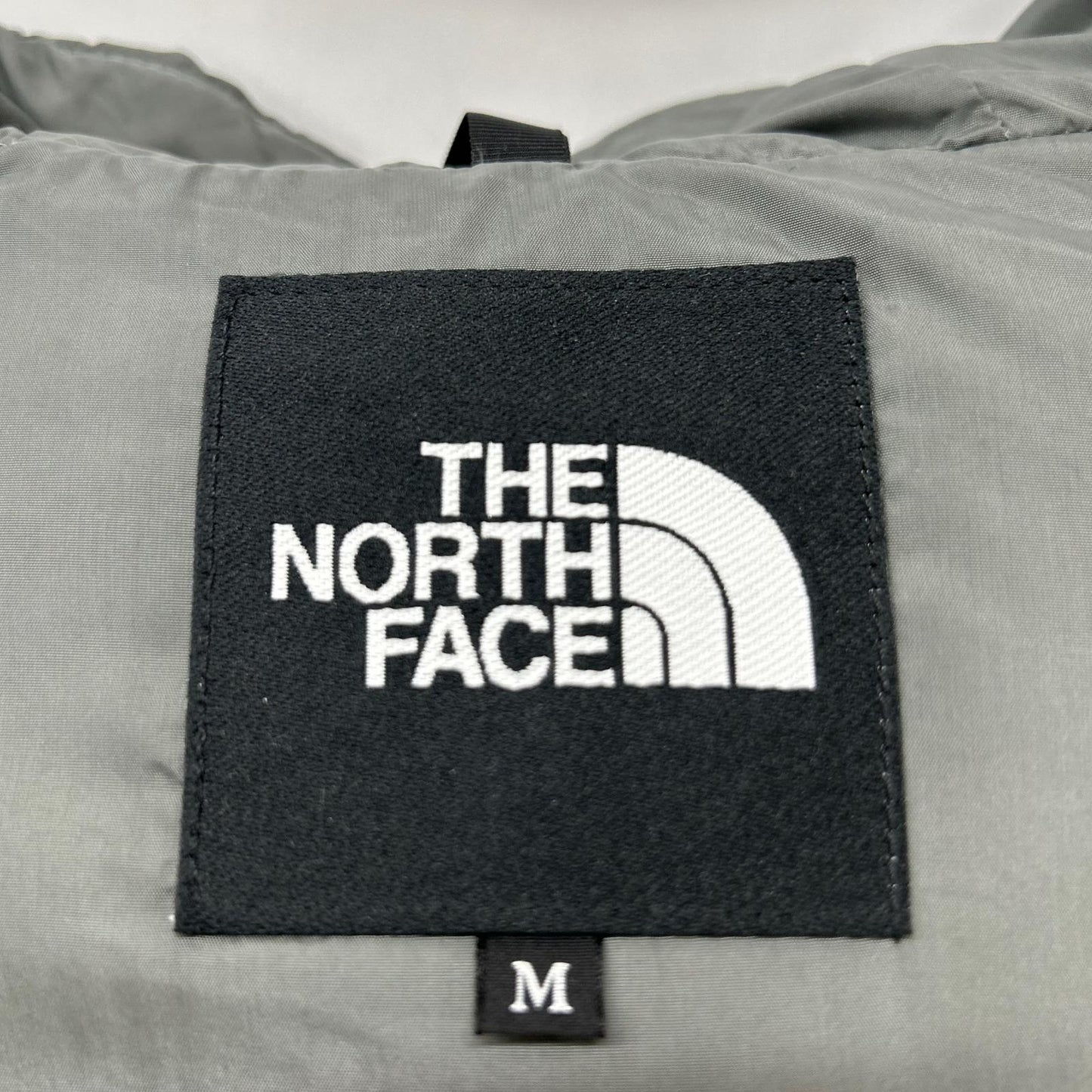 THE NORTH FACE Nuptse Hoodie Down Jacket Gray Size M