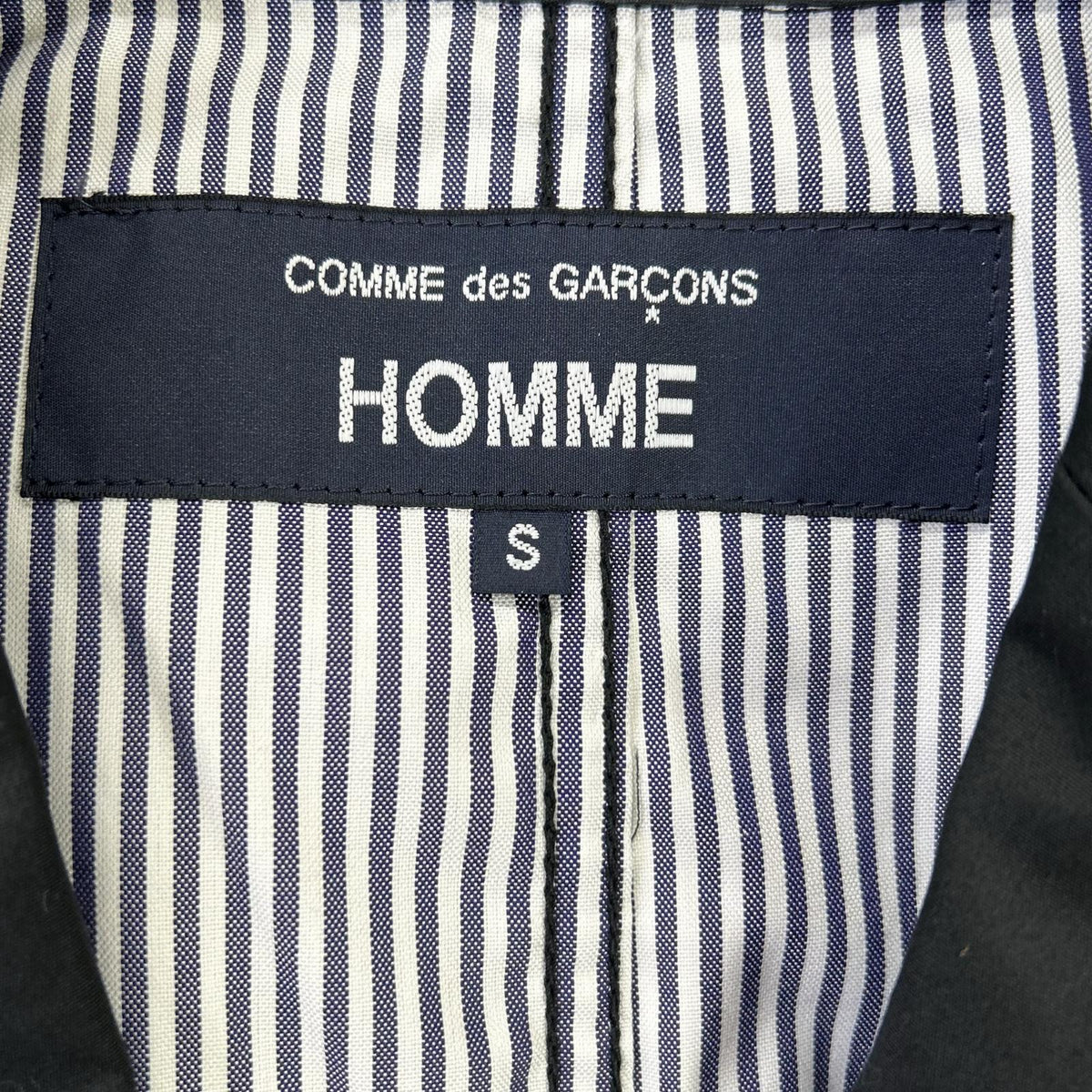 COMMEdesGARCONS HOMME 26SS Cotton Jacket Black Size S