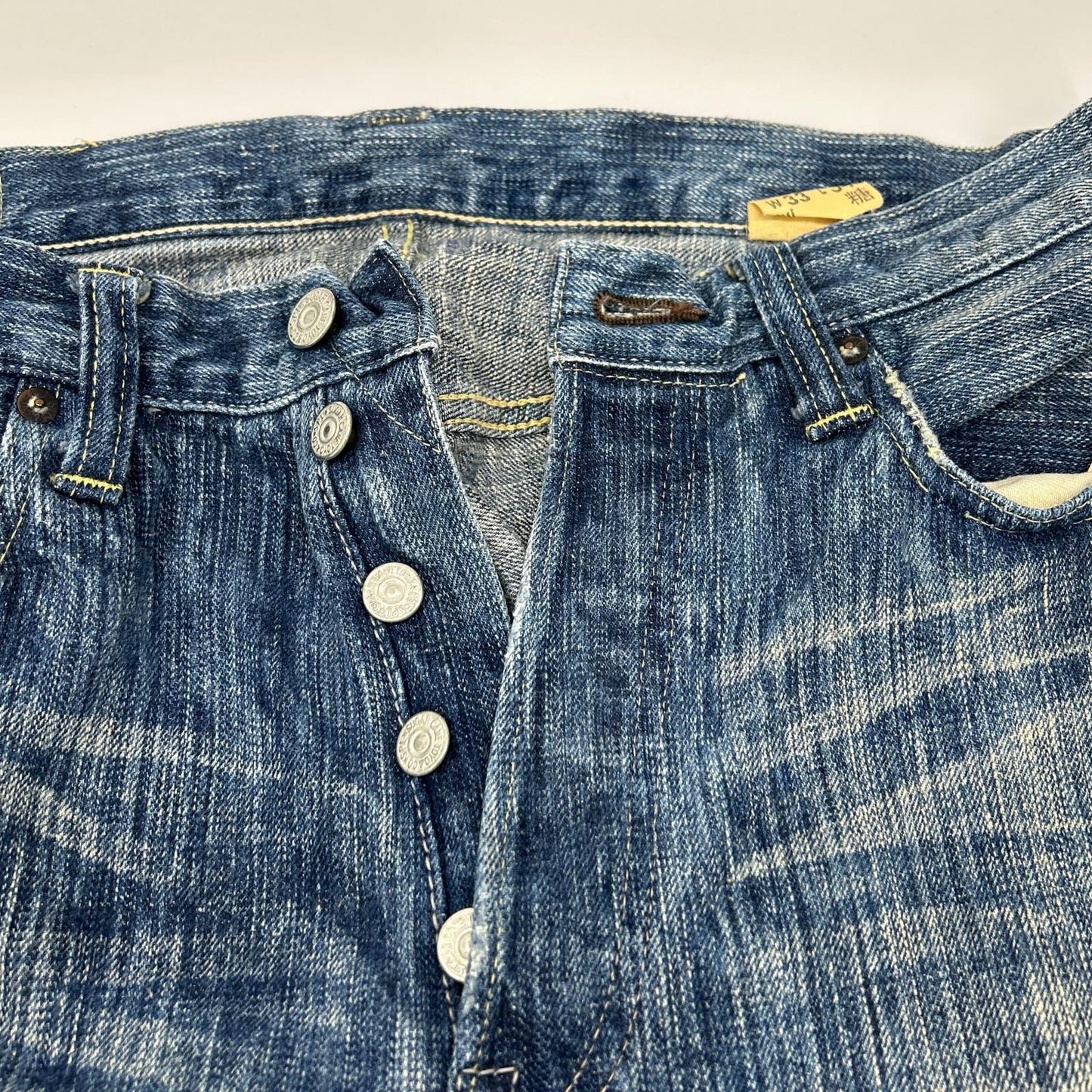SUGAR CANE SC40401 Indigo ALOHA Denim Jeans Size 33/34