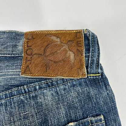 SUGAR CANE SC40401 Indigo ALOHA Denim Jeans Size 33/34