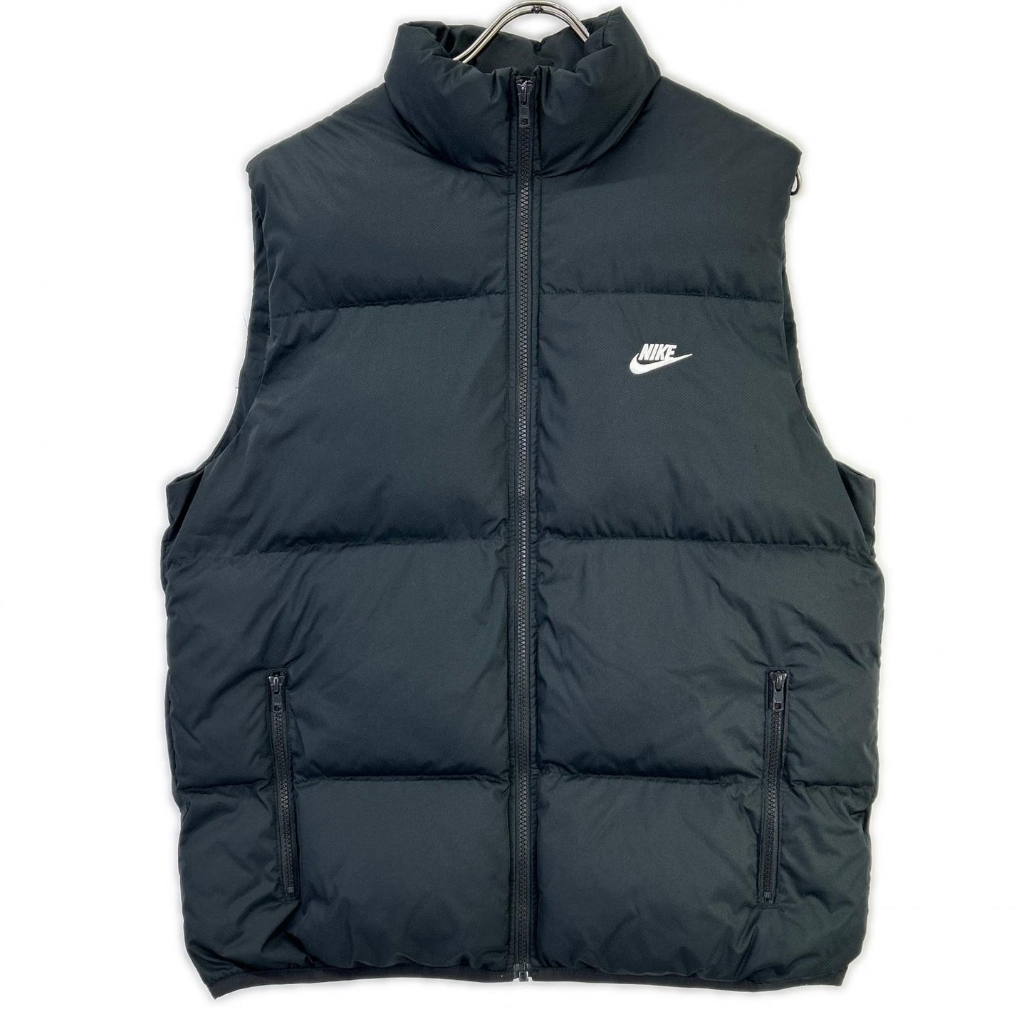 NIKE FB7374-010 Black F Club Puffer Vest Size M