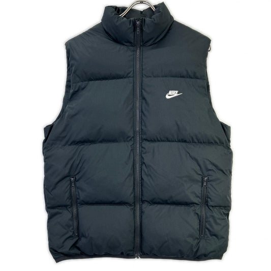 NIKE FB7374-010 Black F Club Puffer Vest Size M