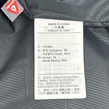 NIKE FB7374-010 Black F Club Puffer Vest Size M
