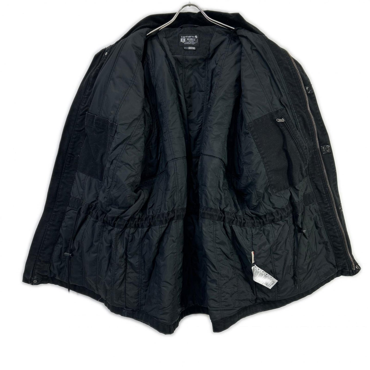 carhartt 103283 Black Traditional Duck Work Jacket Size XL