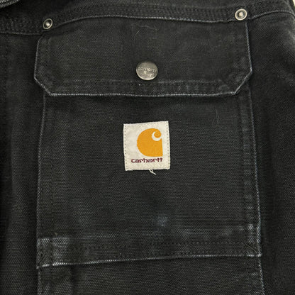 carhartt 103283 Black Traditional Duck Work Jacket Size XL