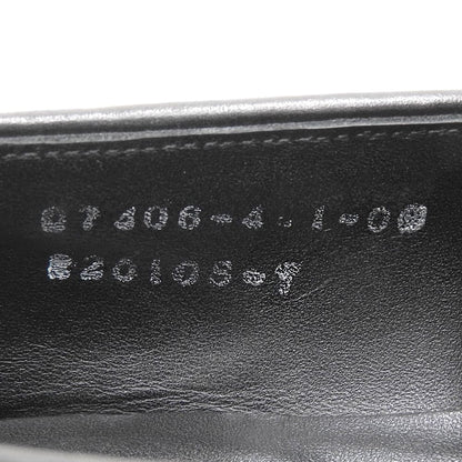 SHIKASABURO R Nubuck Tassel Loafers Black Size 7