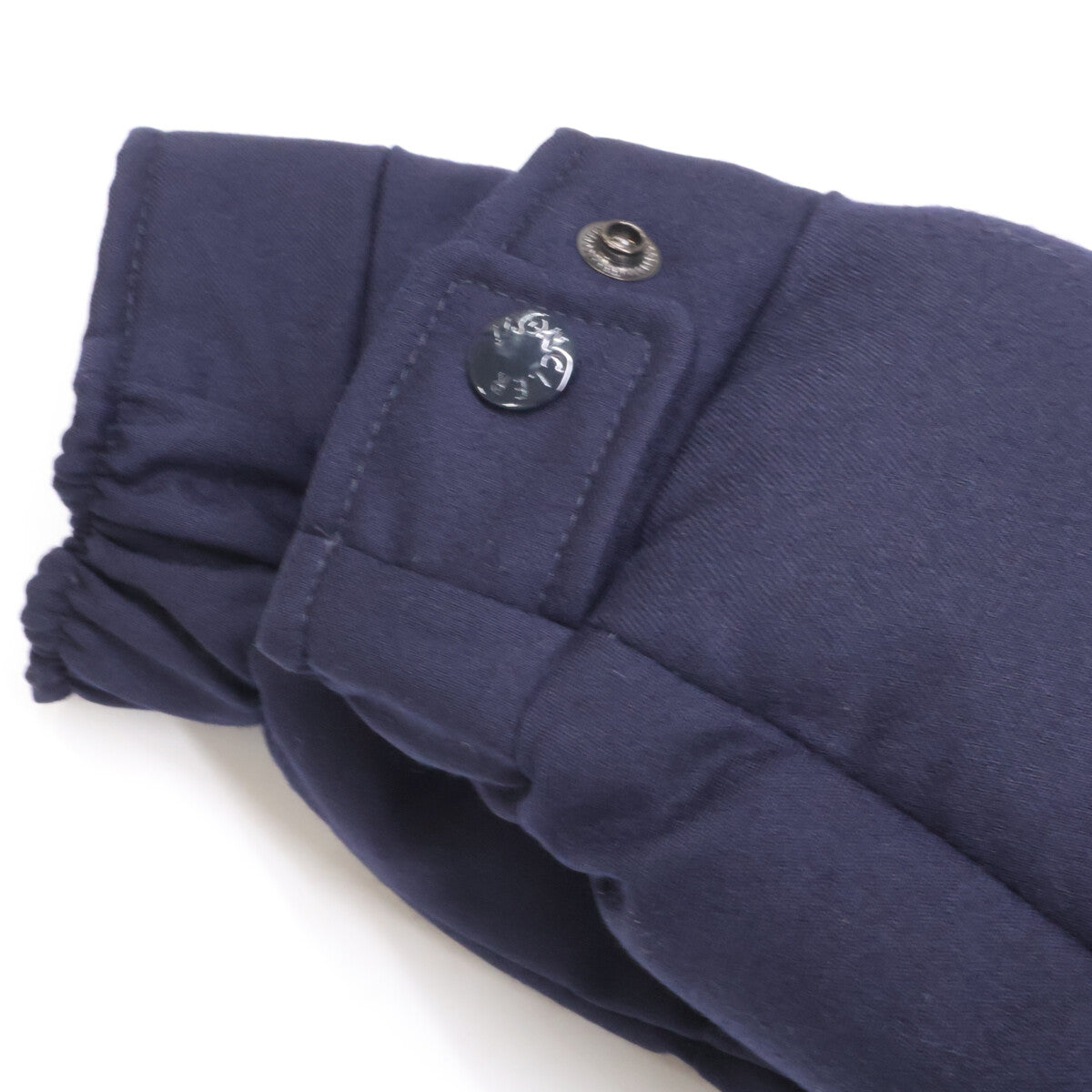 MONCLER MONTGENEVRE Wool Hooded Down Jacket Navy Size 2