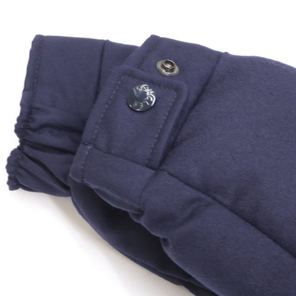 MONCLER MONTGENEVRE Wool Hooded Down Jacket Navy Size 2