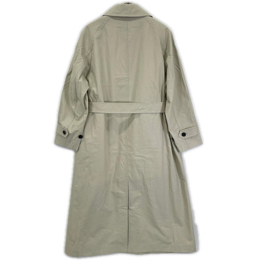 YLEVE '24 Light Beige Double-breasted Long Coat Size 1