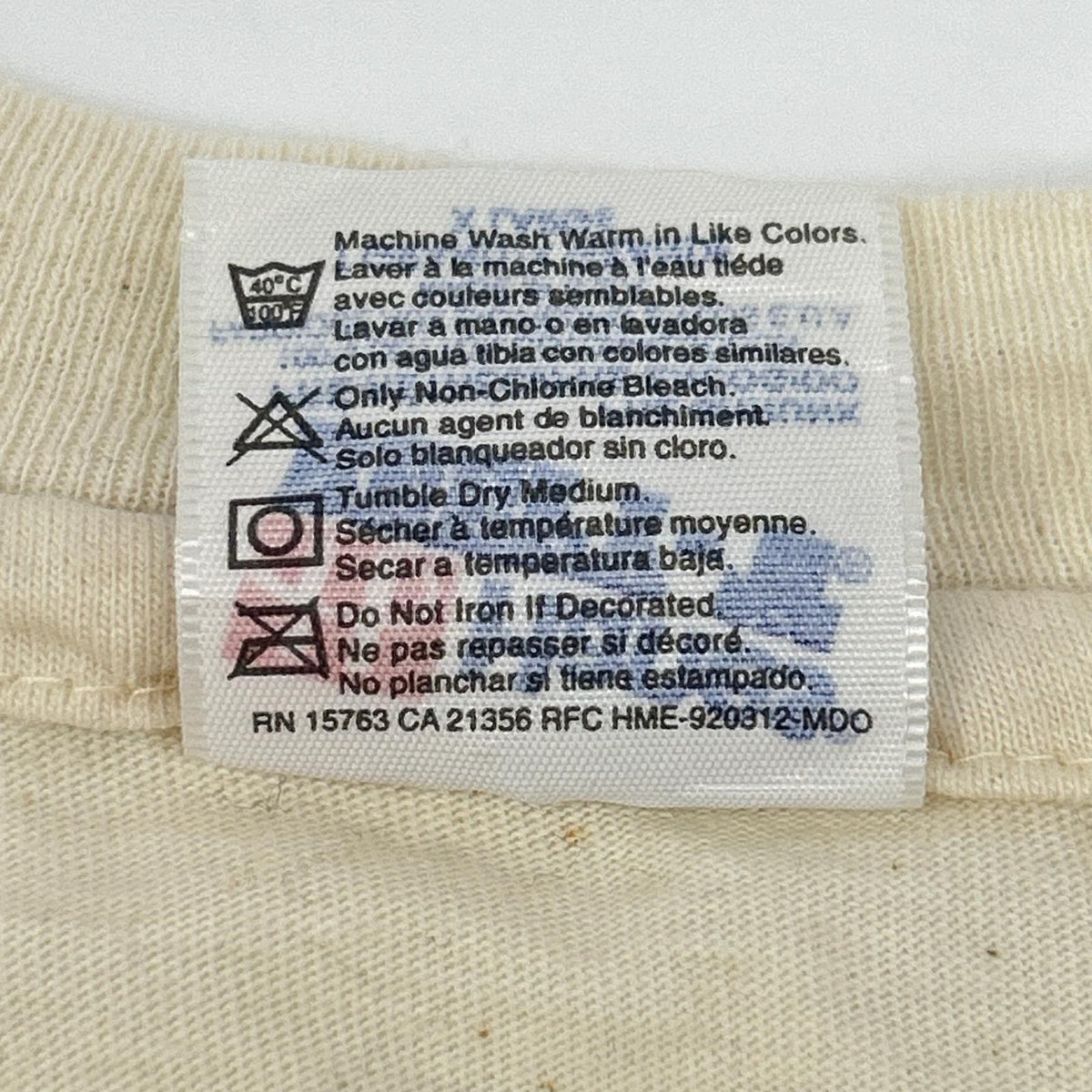 Hanes 90s USA Bass Brewery Logo Print T-Shirt White Coat Size XL