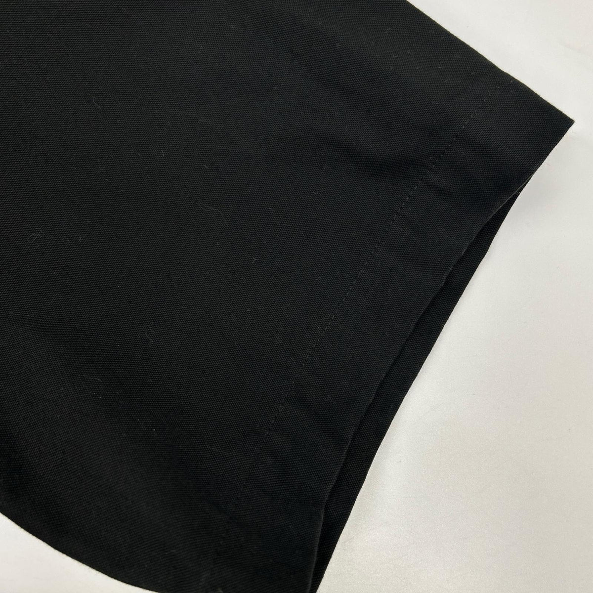 JILSANDER Black Cotton Zip-Up Short Sleeve Shirt Size 44