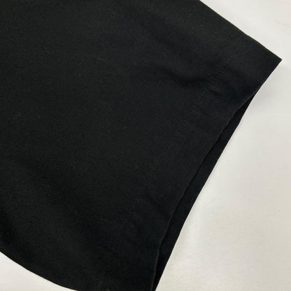 JILSANDER Black Cotton Zip-Up Short Sleeve Shirt Size 44