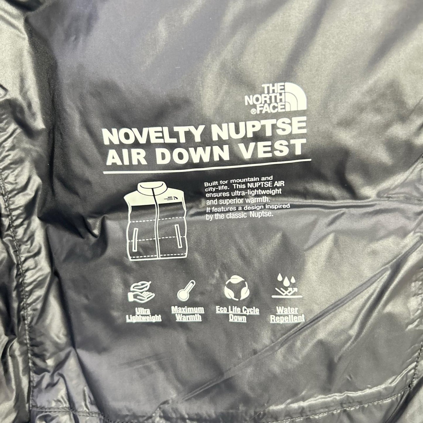 THE NORTH FACE Novelty Nuptse Air Down Vest Multi Size XL