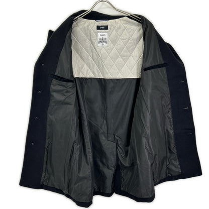SHIPS Hamilton Lambswool Melton P-Coat Navy Size L