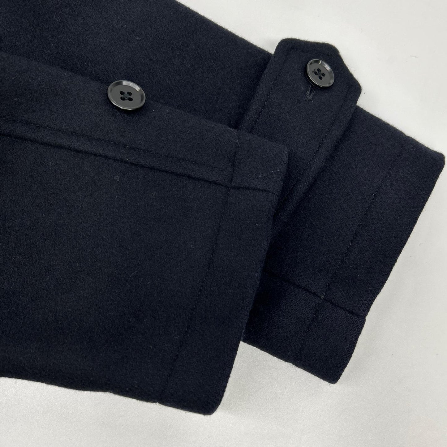 SHIPS Hamilton Lambswool Melton P-Coat Navy Size L