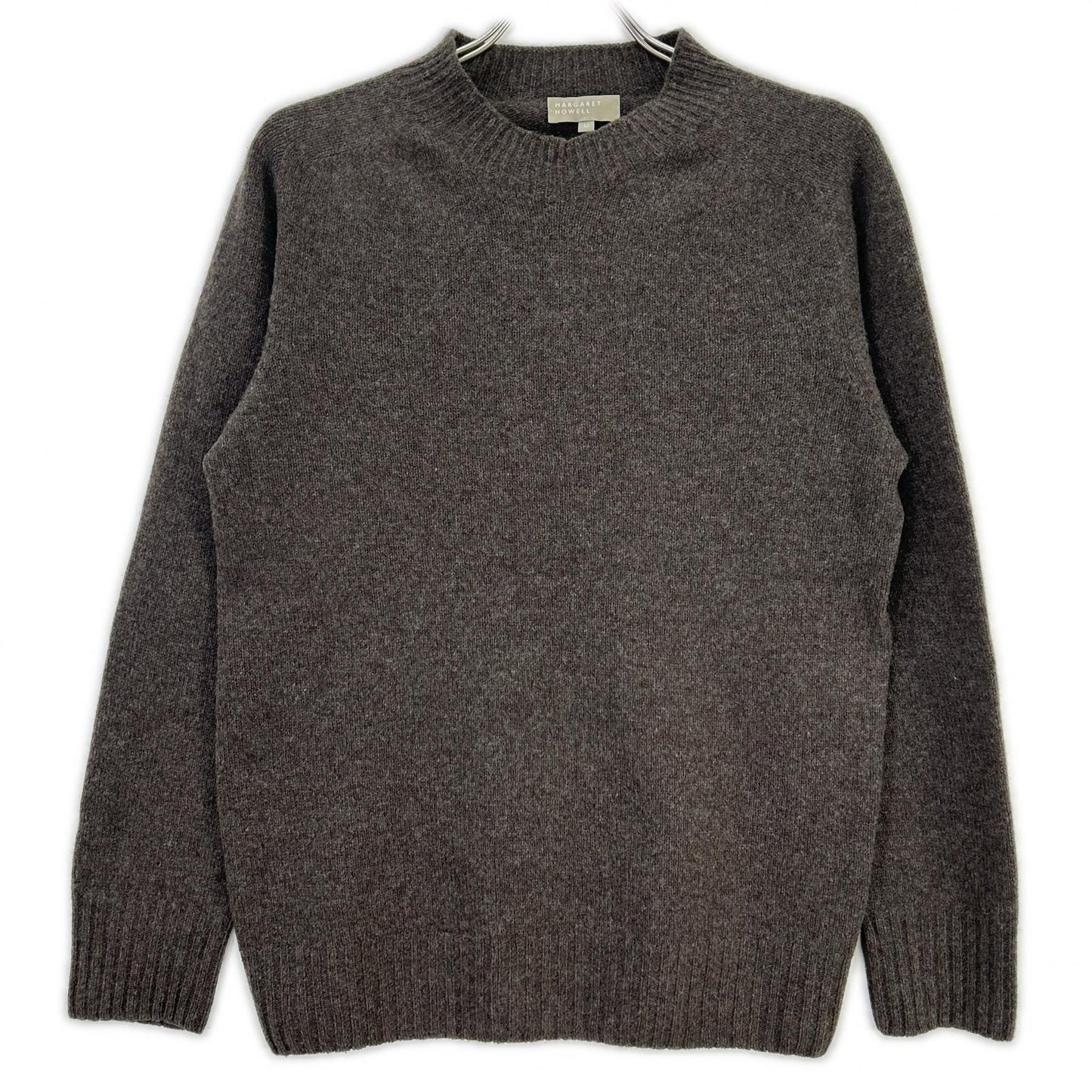 MargaretHowell Cashmere Blend Crew Neck Knit Brown Size M