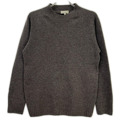 MargaretHowell Cashmere Blend Crew Neck Knit Brown Size M