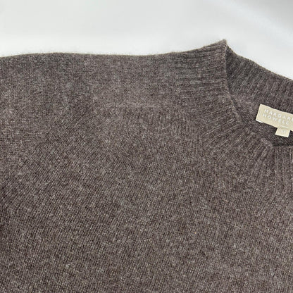 MargaretHowell Cashmere Blend Crew Neck Knit Brown Size M